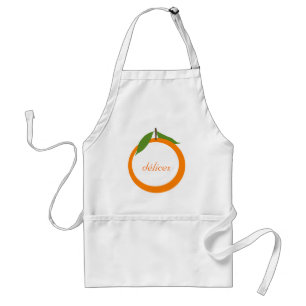 Oranje Apron Standaard Schort