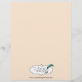 Oranje Aqua Autumn Maple Leaf Wedding Menu (Achterkant)