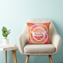 Oranje Aquarel Familie Regels, Naam Jaar