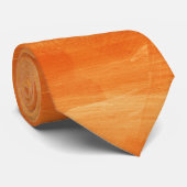 Oranje Aquarel Herenstropdas Stropdas (Opgerold)