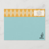 Oranje Argyle Briefkaart (Achterkant)