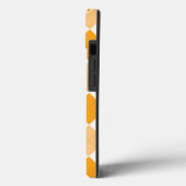 Oranje Argyle Case-Mate iPhone Case (Achterkant / Links)