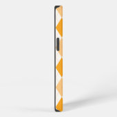 Oranje Argyle iPhone Hoesje (Rechterkant)