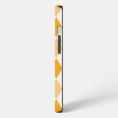 Oranje Argyle iPhone Hoesje (Linkerkant)