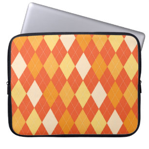 Oranje arsenaal laptop sleeve