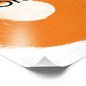 Oranje Art Print Foto Afdruk (Hoek)