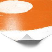 Oranje Art Print Foto Afdruk (Hoek)