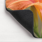 Oranje asiatische Lilie Muismat (Hoek)