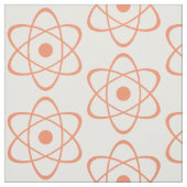 Oranje Atom Symbool Stof (Swatch)