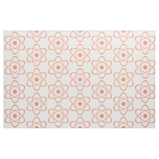Oranje Atom Symbool Stof (Fat Quarter)