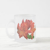 Oranje Azalea Blossom Matglas Koffiemok (Links)