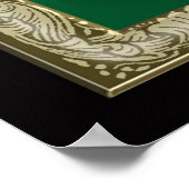 Oranje Azaleas Poster (Hoek)