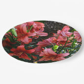 Oranje Aziatische galgen Papieren Bordje (Gekanteld)