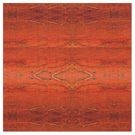 Oranje Aztec-patroon Stof