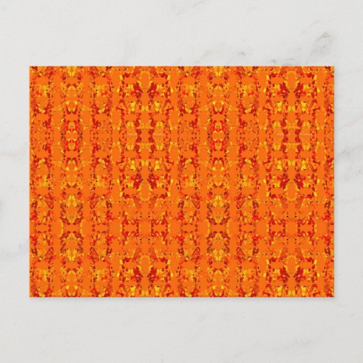 Oranje Aztek Briefkaart (Voorkant)