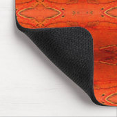 Oranje Aztekenpatroon Muismat (Hoek)