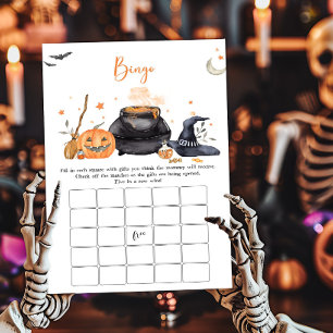 Oranje Baby is Brouwen Baby shower Bingo Spel