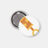 oranje baby magneet (Voorkant / Achterkant)