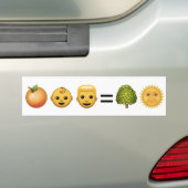 oranje baby man = boomzon (verraad) bumpersticker (Op auto)