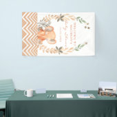 Oranje Baby Olifant Baby shower Spandoek (Beurs)