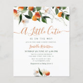 oranje baby shower van citrusvruchten (Voorkant)