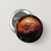 Oranje badge ronde button 5,7 cm (Voorkant /achterkant)