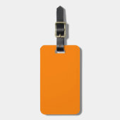 Oranje Bagage Label (Voorkant verticaal)