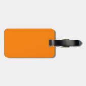 Oranje Bagage Label (Achterkant horizontaal)