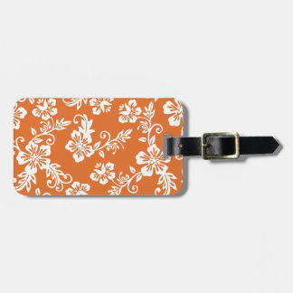 Oranje Bagagelabel Hawaiian Print