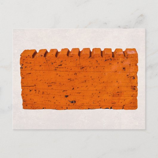 Oranje Baksteen - Atoom Van De Schepping Briefkaart (Voorkant)
