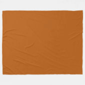 Oranje Baksteen Fleece Deken (Voorkant (Horizontaal))