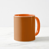 Oranje Baksteen Mok (Voorkant rechts)