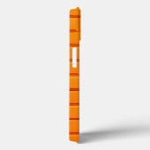 Oranje Bakstenen Muur iPhone Hoesje Helder Stijl (Achterkant / Rechts)