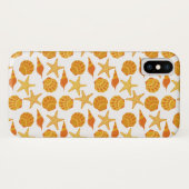 Oranje balkpatroon Case-Mate iPhone case (Achterkant (horizontaal))