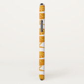 Oranje balkpatroon Case-Mate iPhone case (Achterkant / rechts)