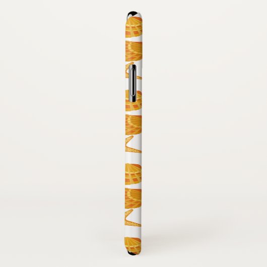 Oranje balkpatroon Case-Mate iPhone case (Achterkant / rechts)