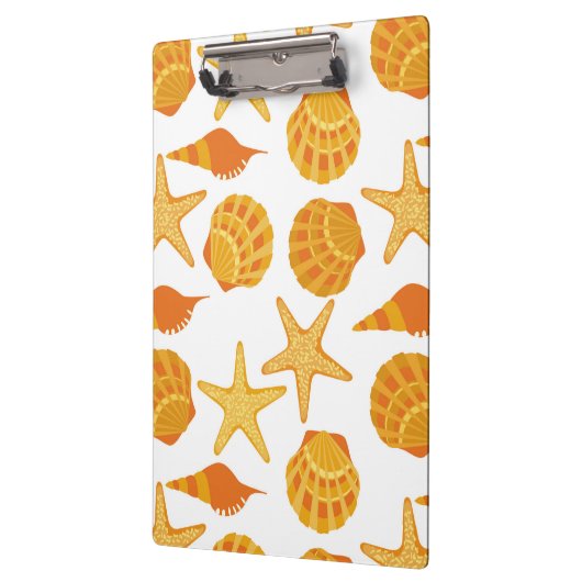 Oranje balkpatroon klembord (Links)