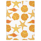 Oranje balkpatroon klembord (Achterkant)