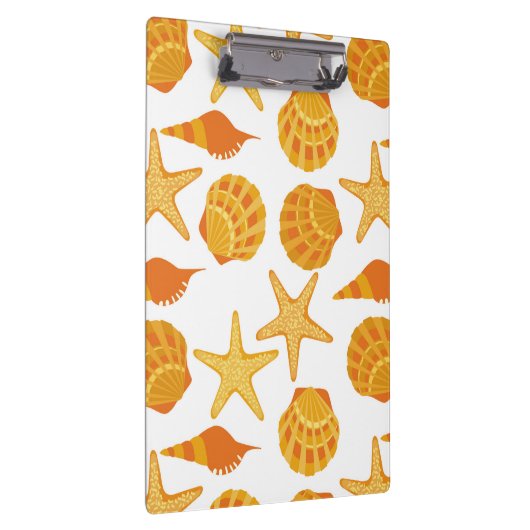 Oranje balkpatroon klembord (Rechts)