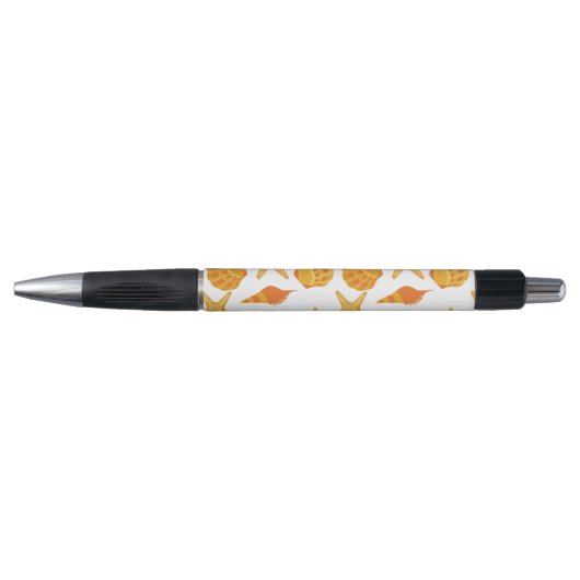 Oranje balkpatroon pen (Voorkant)