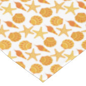 Oranje balkpatroon tafelkleed (Gekanteld)