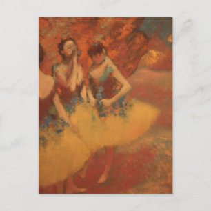 Oranje balletdansers Edgar Degas Briefkaart