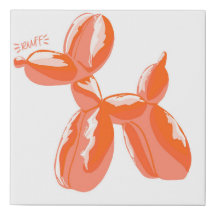 Oranje ballonkoppeldruk