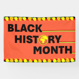 Oranje Banner - Black History Month
