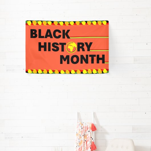 Oranje Banner - Black History Month (Insitu)