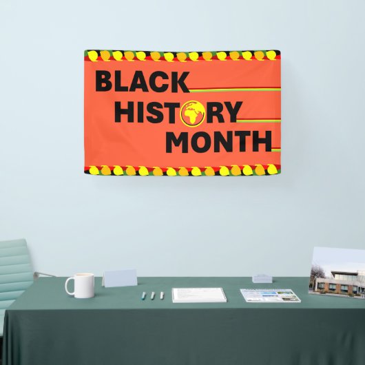 Oranje Banner - Black History Month (Beurs)