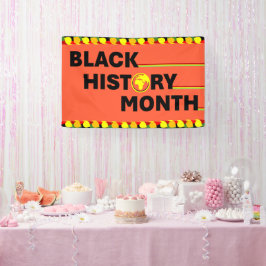 Oranje Banner - Black History Month