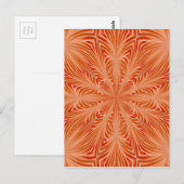Oranje barst briefkaart (Voorkant / Achterkant)