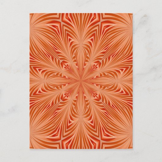 Oranje barst briefkaart (Voorkant)