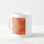 Oranje barst koffiemok (Voorkant links)